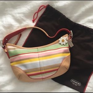 Coach hobo style shoulder bag